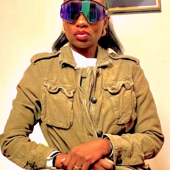 Free People Jacket  Not Your Brothers Surplus Olive (Green) - Picture 10 of 15